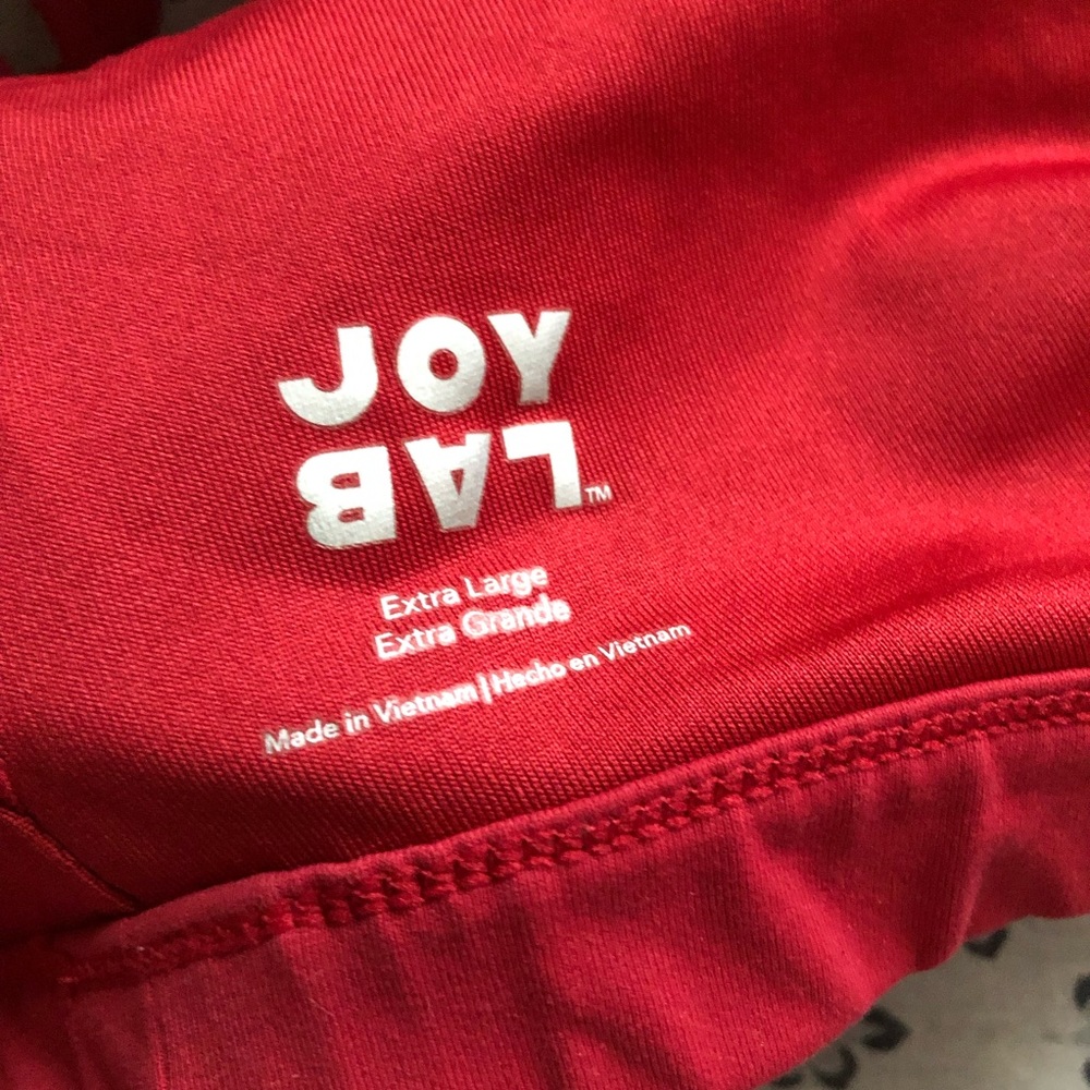 JoyLab Yoga/Pilates Crimson Red Sports Bra Sz. XL - Picture 3 of 3